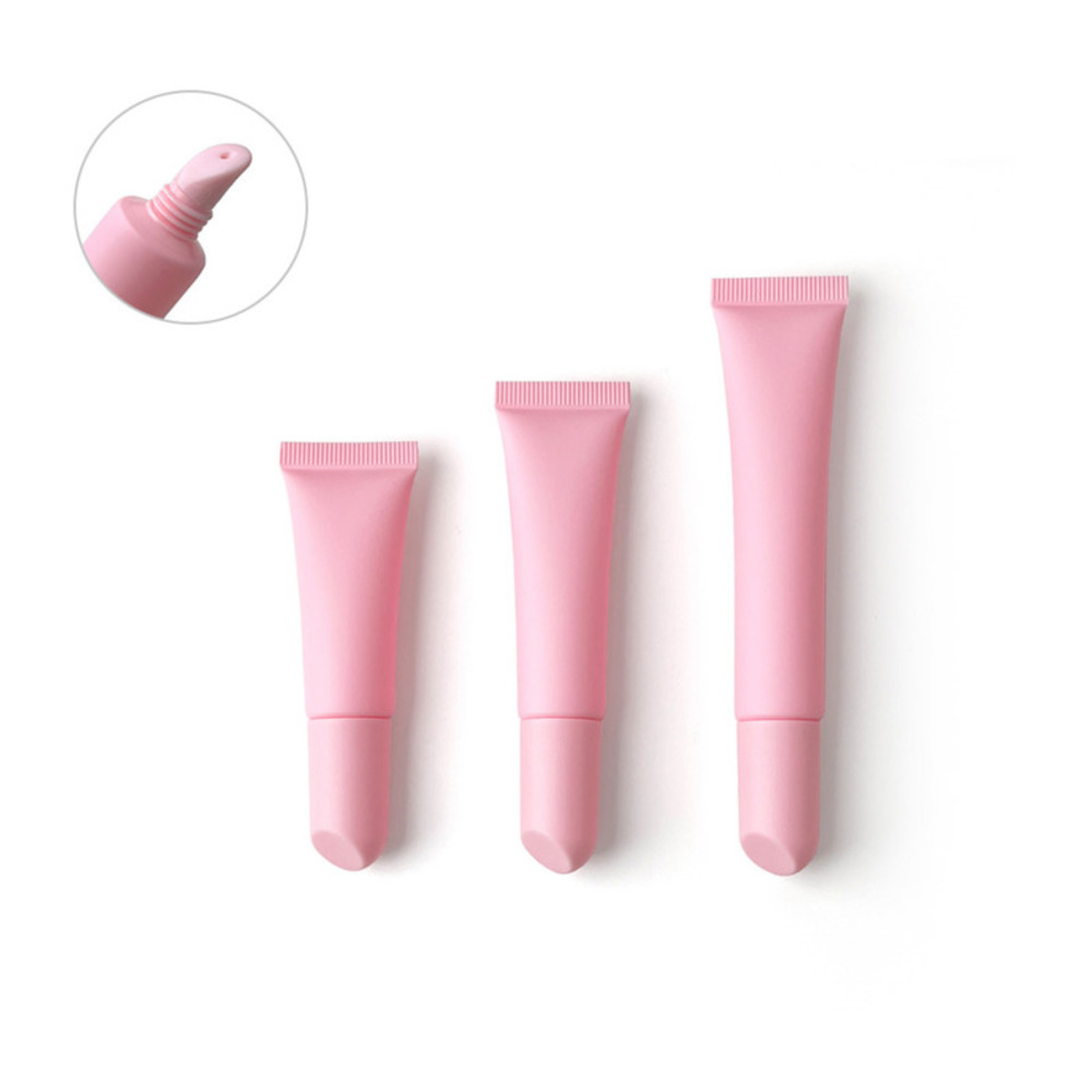 Lip Balm - 도매 50개, 15g/15ml 용량의 핑크색 무광