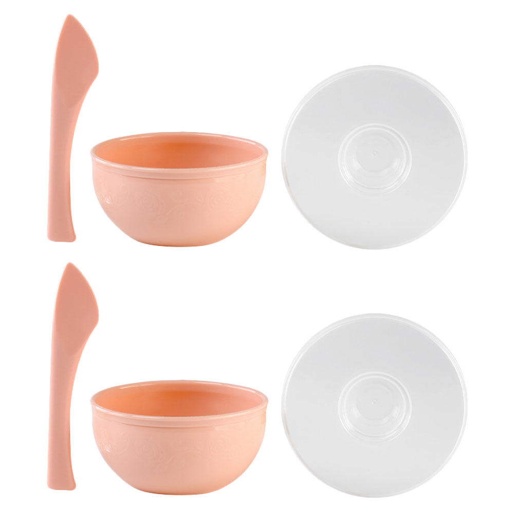 Face Mask Skincare - 2세트 뷰티 마스크 키트 실리콘 볼