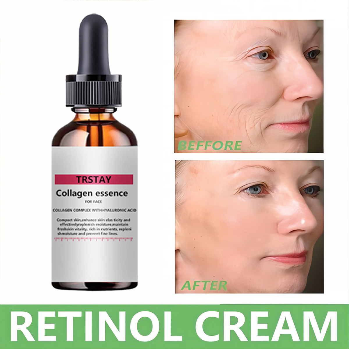 Vitamin C Serum - 히알루론산 미백 콜라겐 페이스 세럼 크림,