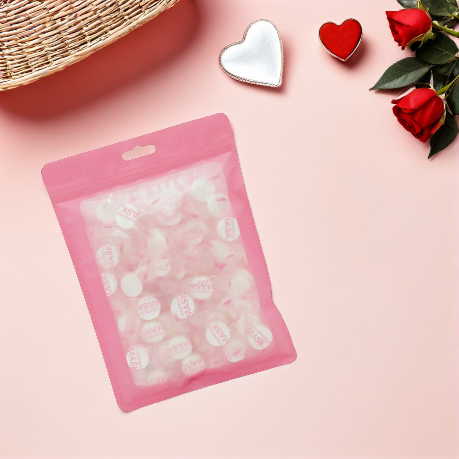 100개입 압축형 일회용 마스크, 부직포 소재, 피부에 - Face Mask Skincare 리뷰 및 가격