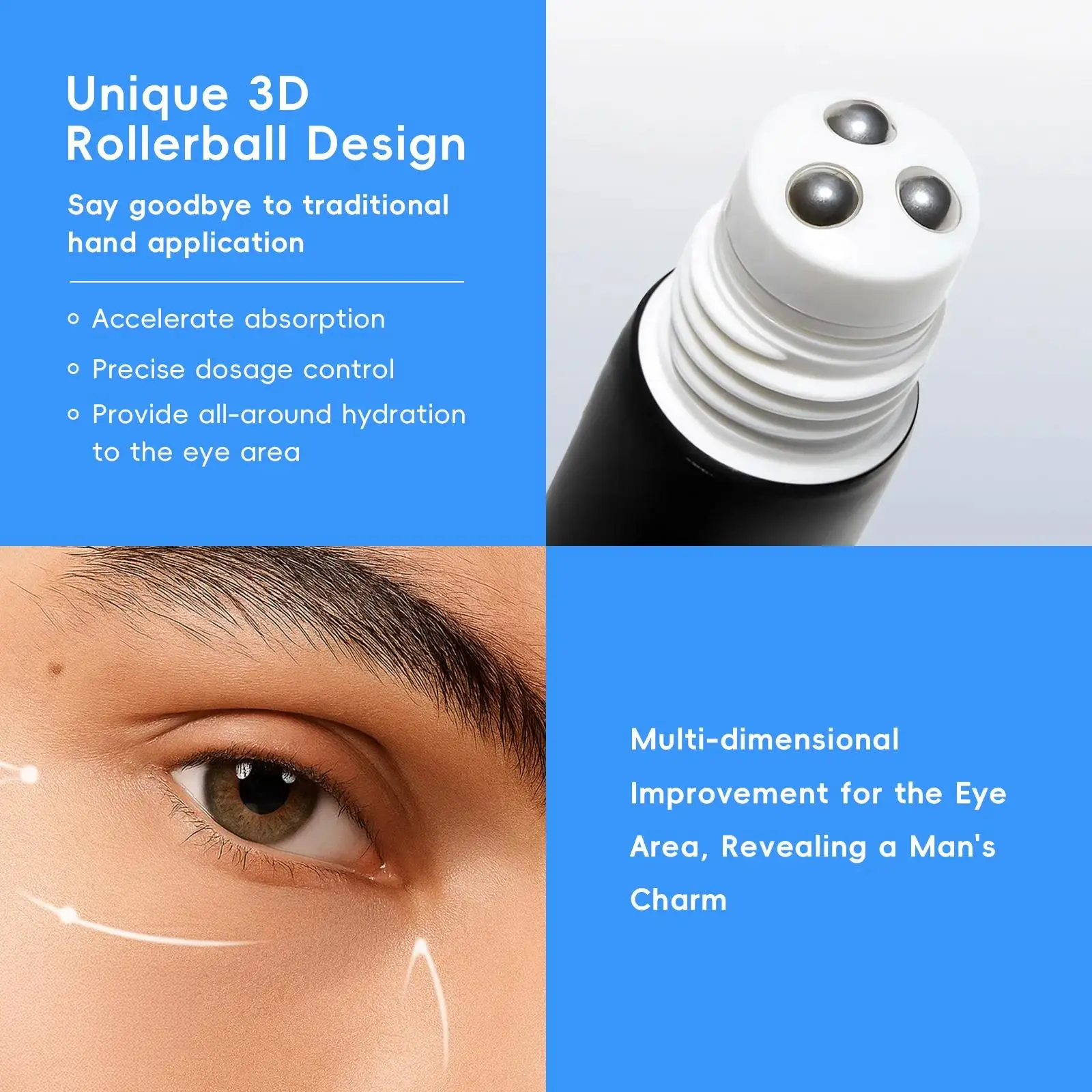 전문 남성용 아이 크림 20g 수분 공급 크림 다크서클 - Skincare China 리뷰 및 가격