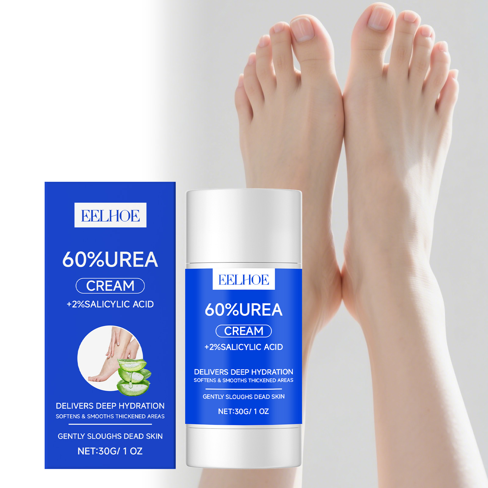 60% 요소 함유 발 크림 영양 공급 각질 제거 건조하 - Urea Foot Cream 리뷰 및 가격