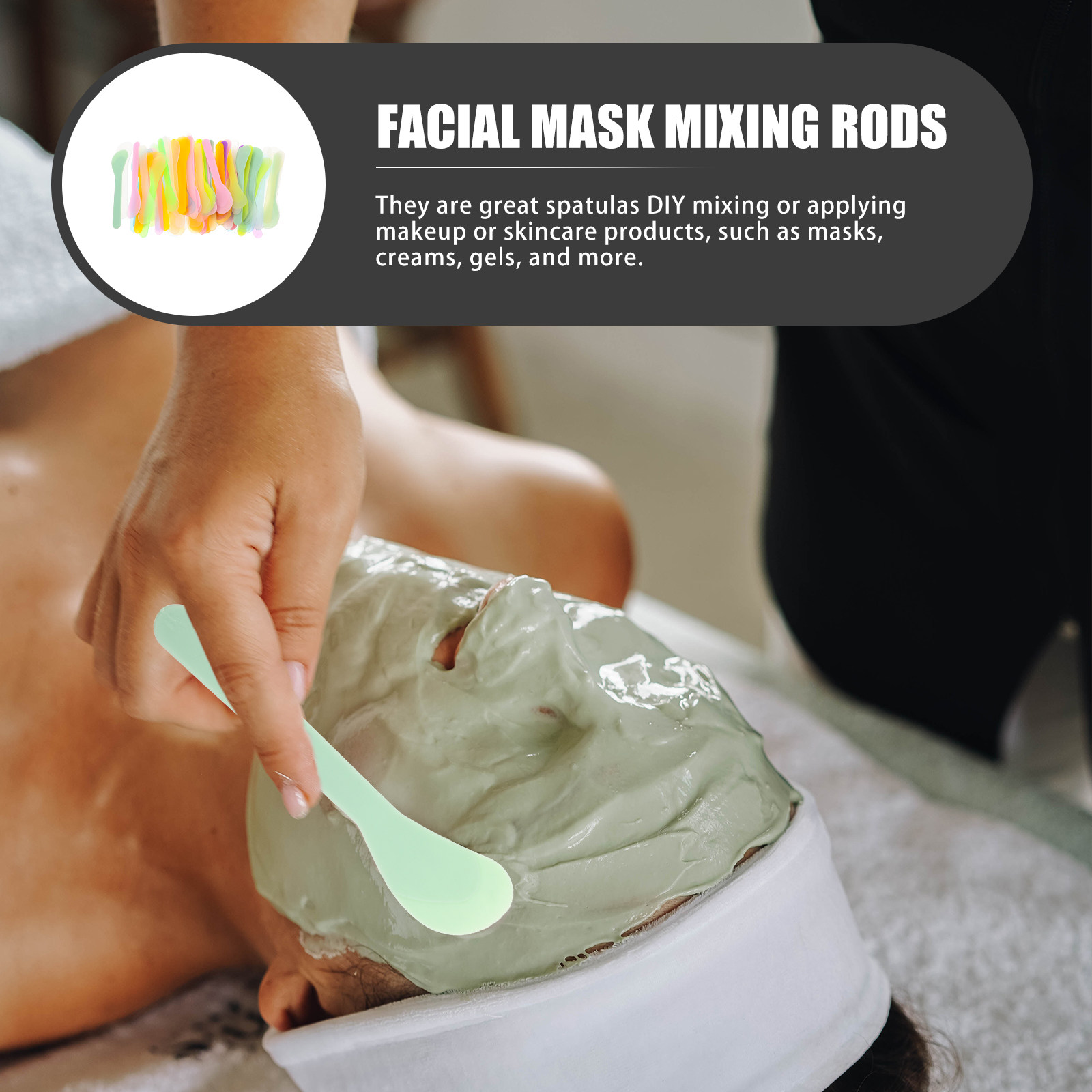 100개입, 피부 관리용 크림 스푼, 페이셜 마스크용  - Face Mask Skincare 리뷰 및 가격