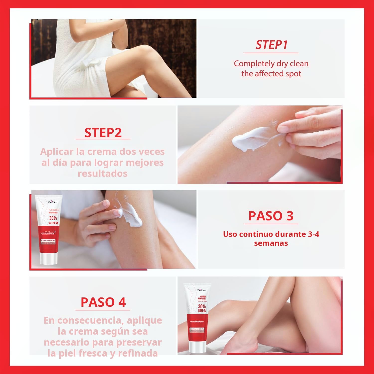 자이닥(ZaiDoc) 2개 또는 4개 세트, 요소 함유 - Urea Foot Cream 리뷰 및 가격