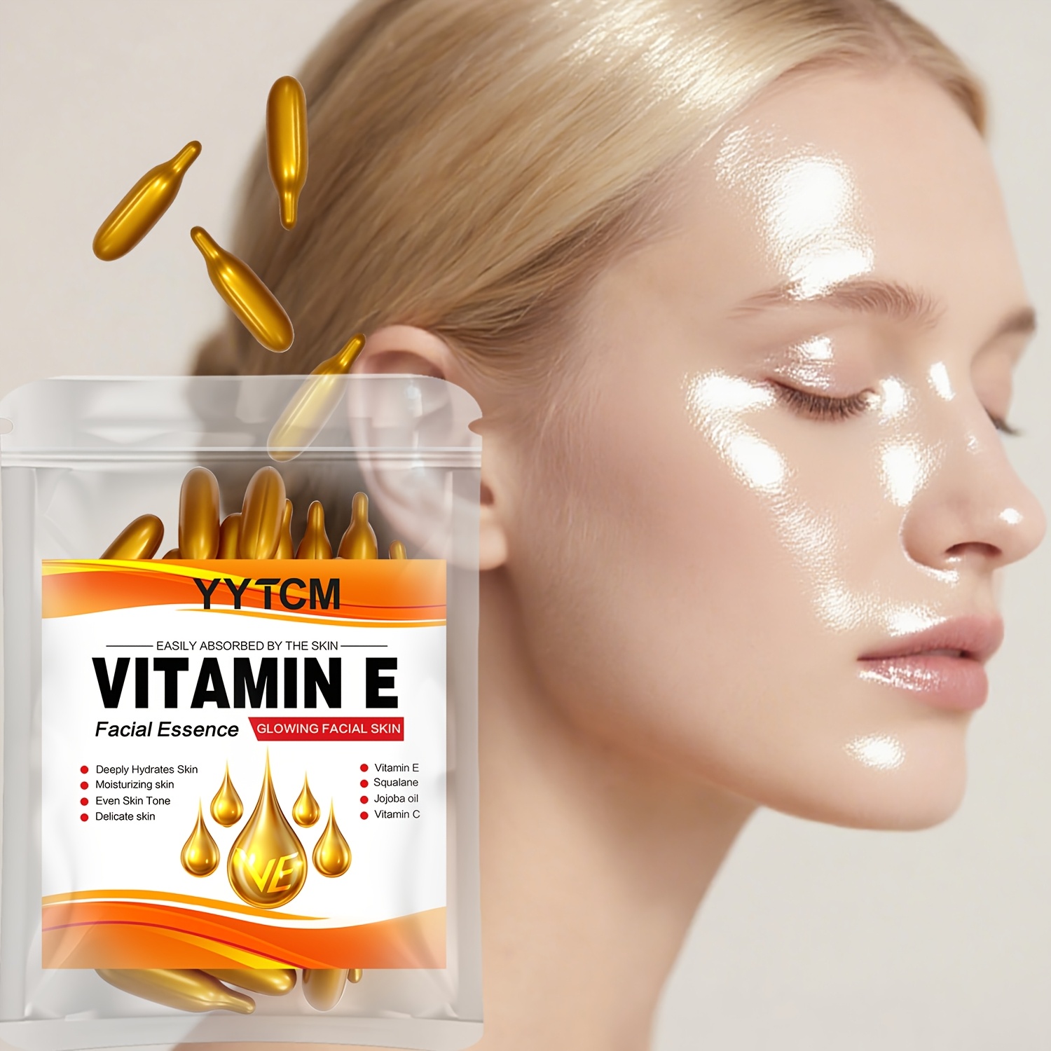 비타민 E 딥 모이스춰라이징 캡슐 에센스, 피부에 수분 - Vitamin C Serum 리뷰 및 가격